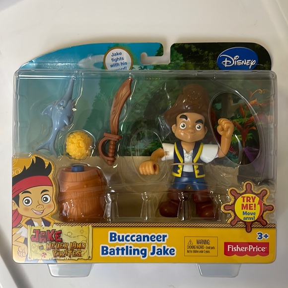 Disney Jake and the Neverland Pirates Action Figure with Accessories Brand New - Picture 1 of 3